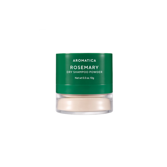 AROMATICA Rosemary Dry Shampoo Powder is a convenient, refreshing powder that absorbs excess oil and refreshes the scalp without the need for water. Infused with 2,000 ppm of Rosemary Leaf Oil and Argan Oil, it helps to nourish the scalp while keeping hair fresh and voluminous. With natural ingredients like Corn and Rice Starch, this dry shampoo provides a lightweight finish, leaving hair clean and free from excess oil. Suitable for all hair types, it’s perfect for on-the-go touch-ups, adding freshness and