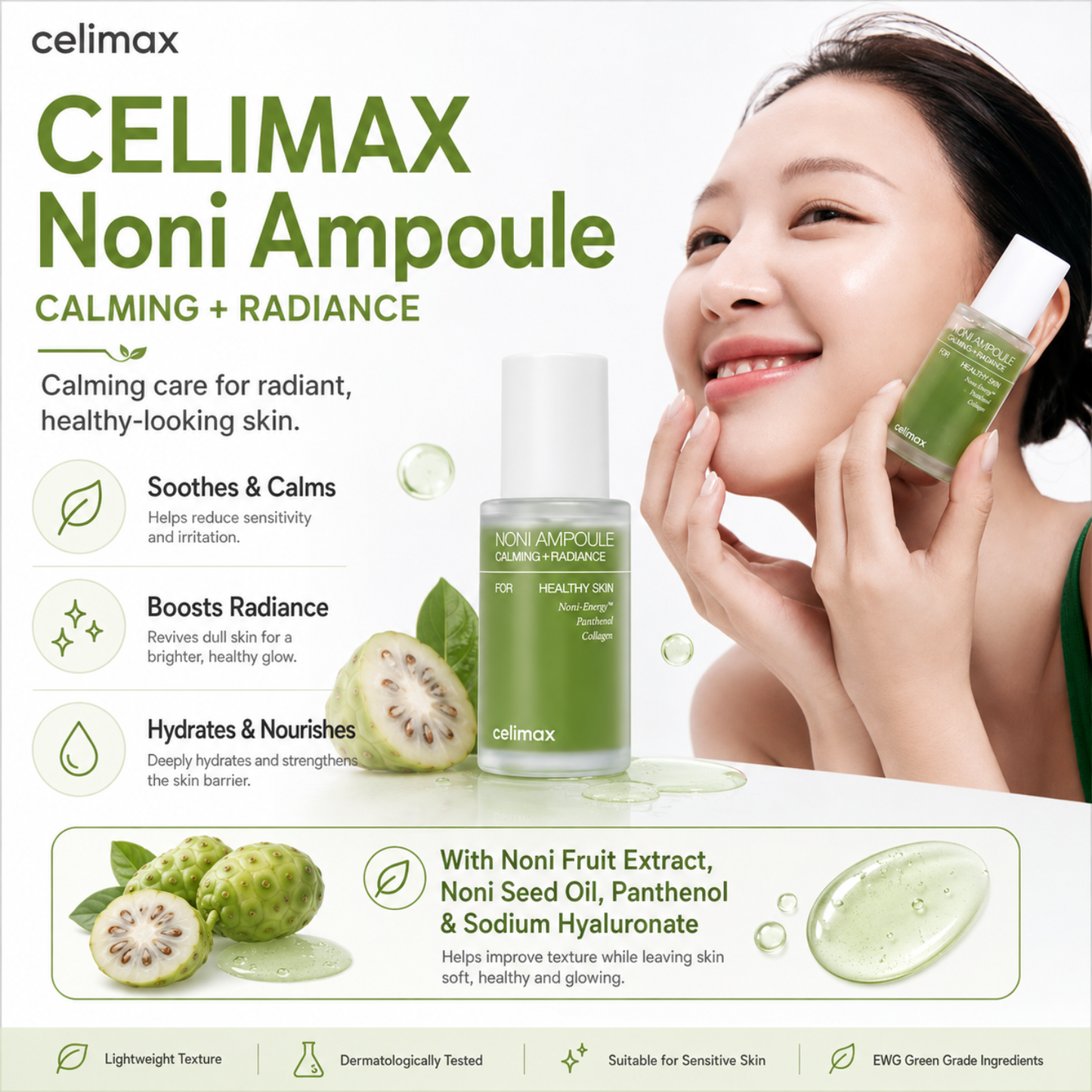 CELIMAX Noni Ampoule Calming + Radiance 30ml