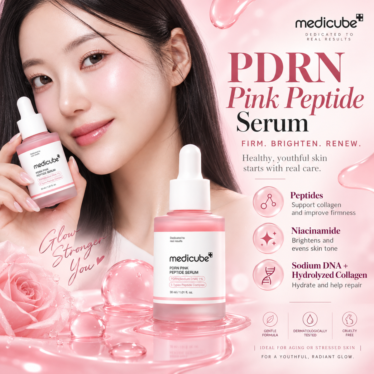 MEDICUBE PDRN Pink Peptide Serum 30ml