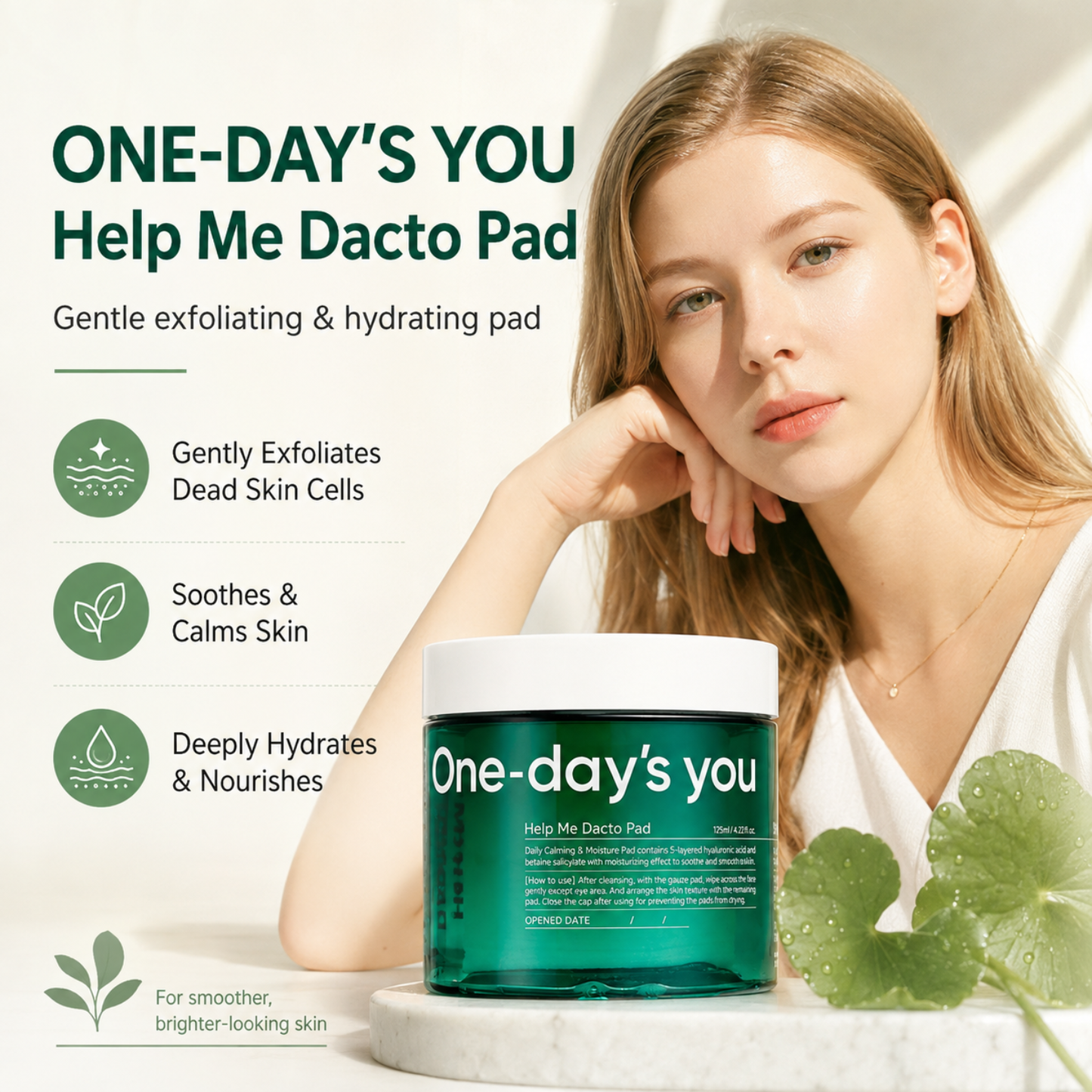 ONE-DAY'S YOU Help Me Dacto Pad 60ea