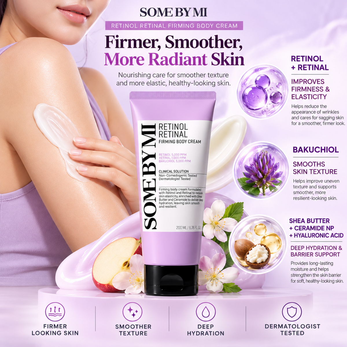 SOME BY MI Retinol Retinal Firming Body Cream 200ml