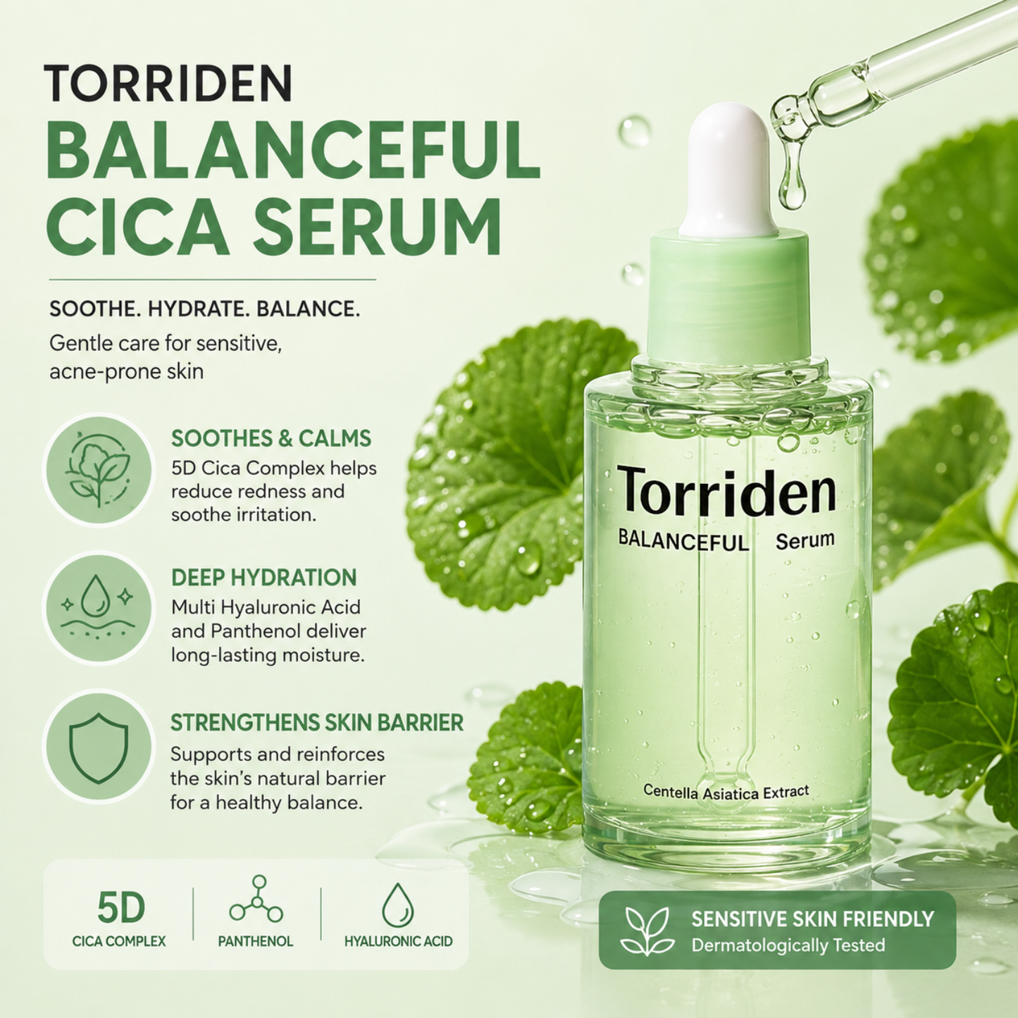 TORRIDEN Balanceful Cica Serum 50ml