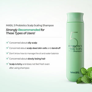 MASIL 5 Probiotics Scalp Scaling Shampoo 300ml