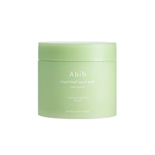 Load image into Gallery viewer, ABIB Heartleaf Spot Pad Calming Touch - is infused with Houttuynia Cordata Extract and Wintergreen Leaf Extract to soothe and calm irritated skin. These pads are designed to provide targeted relief, reduce redness, and hydrate with Sodium Hyaluronate and Allantoin. Perfect for calming sensitive areas, they leave your skin refreshed and balanced