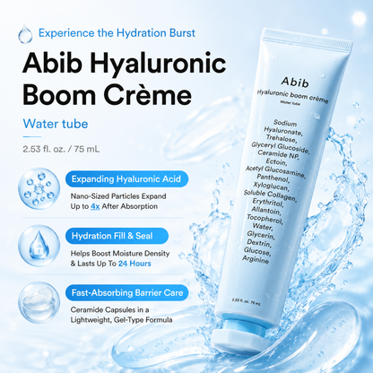 ABIB Hyaluronic Boom Crème Water Tube 75ml