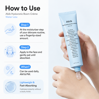 ABIB Hyaluronic Boom Crème Water Tube 75ml