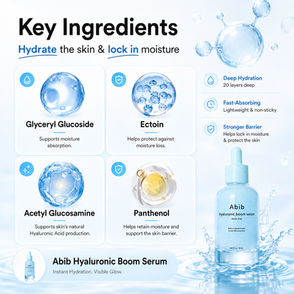 ABIB Hyaluronic Boom Serum Water Drop 50ml