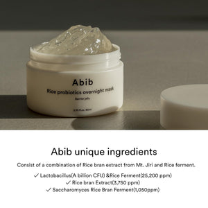 ABIB Rice Probiotics Overnight Mask Barrier Jelly