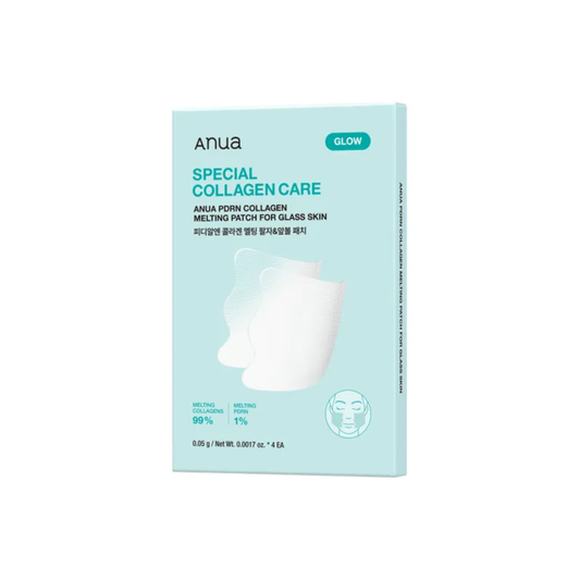 ANUA PDRN Collagen Melting Patch For Glass Skin is a targeted face treatment designed to boost hydration, firmness, and radiance. Formulated with PDRN, Collagen, and Hydrolyzed Collagen, the film-like patch melts when it comes into contact with moisture to help deliver nourishing care into the skin. Its wide-fit shape covers areas such as the nasolabial folds, cheeks, and jawline, helping skin look smoother, plumper, and more lifted. Ideal as an easy at-home treatment before makeup or whenever tired skin ne