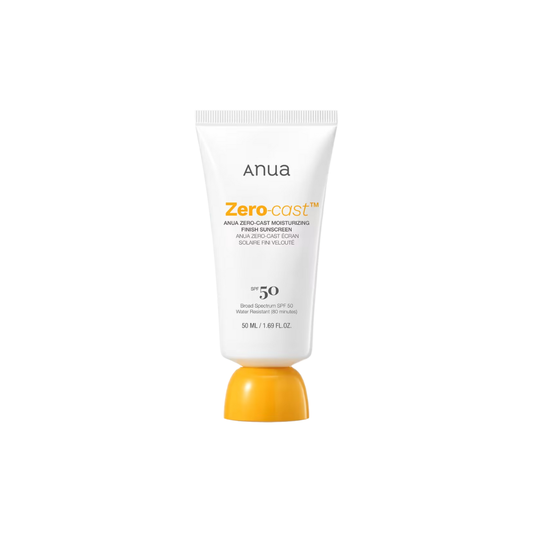 Protect and hydrate your skin with ANUA Zero-Cast Moisturizing Finish Sunscreen. Infused with Niacinamide, Panthenol, and Hyaluronic Acid, it delivers strong UV protection and deep moisture with a smooth, no white cast finish.