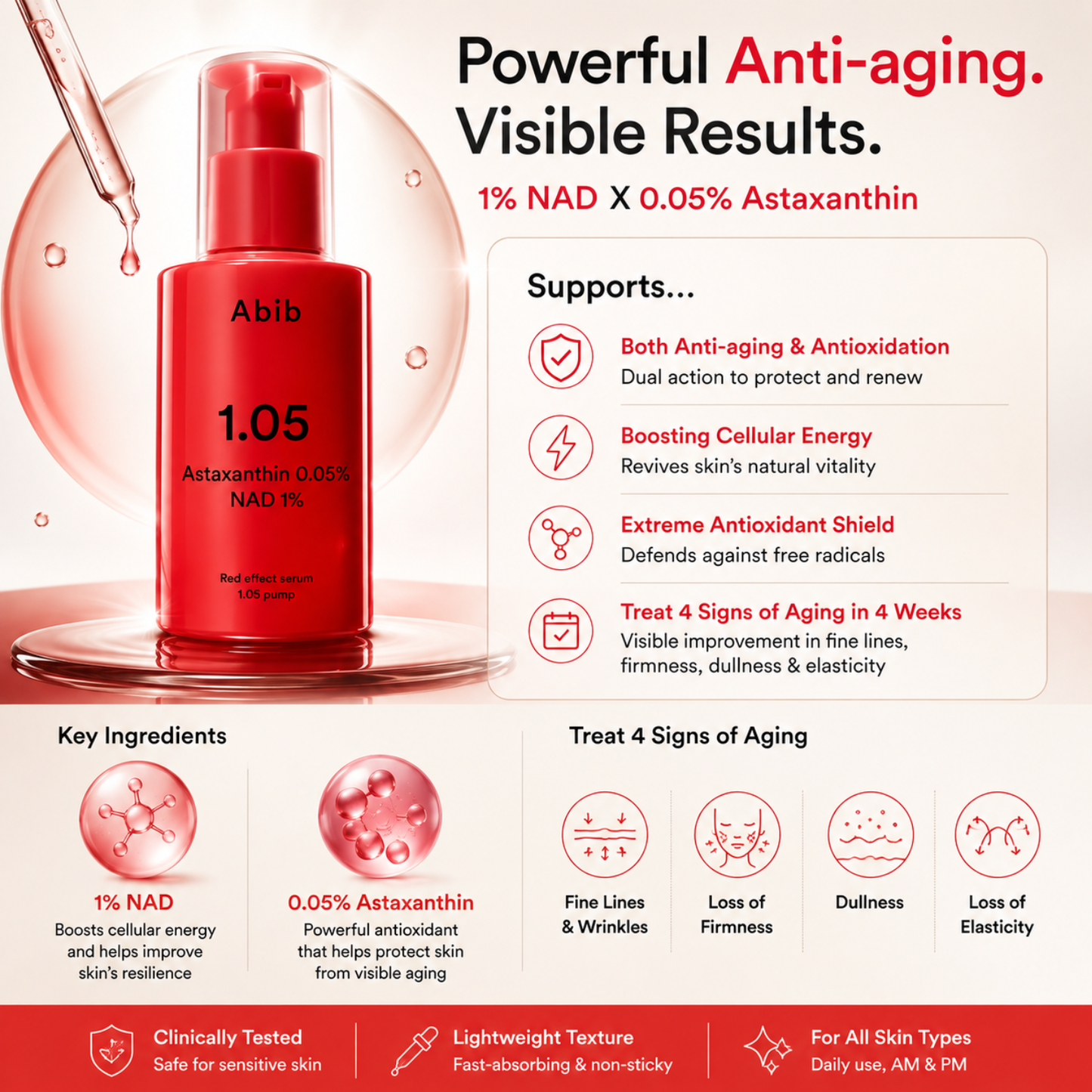 ABIB Red Effect Serum 1.05 Pump 30ml