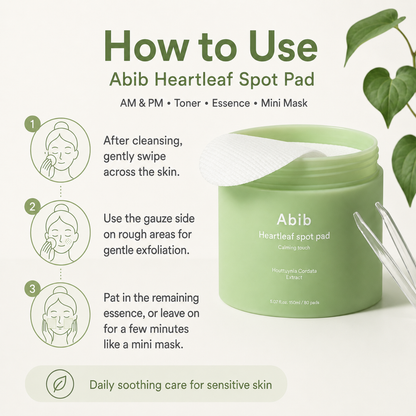 ABIB Heartleaf Spot Pad Calming Touch 80ea