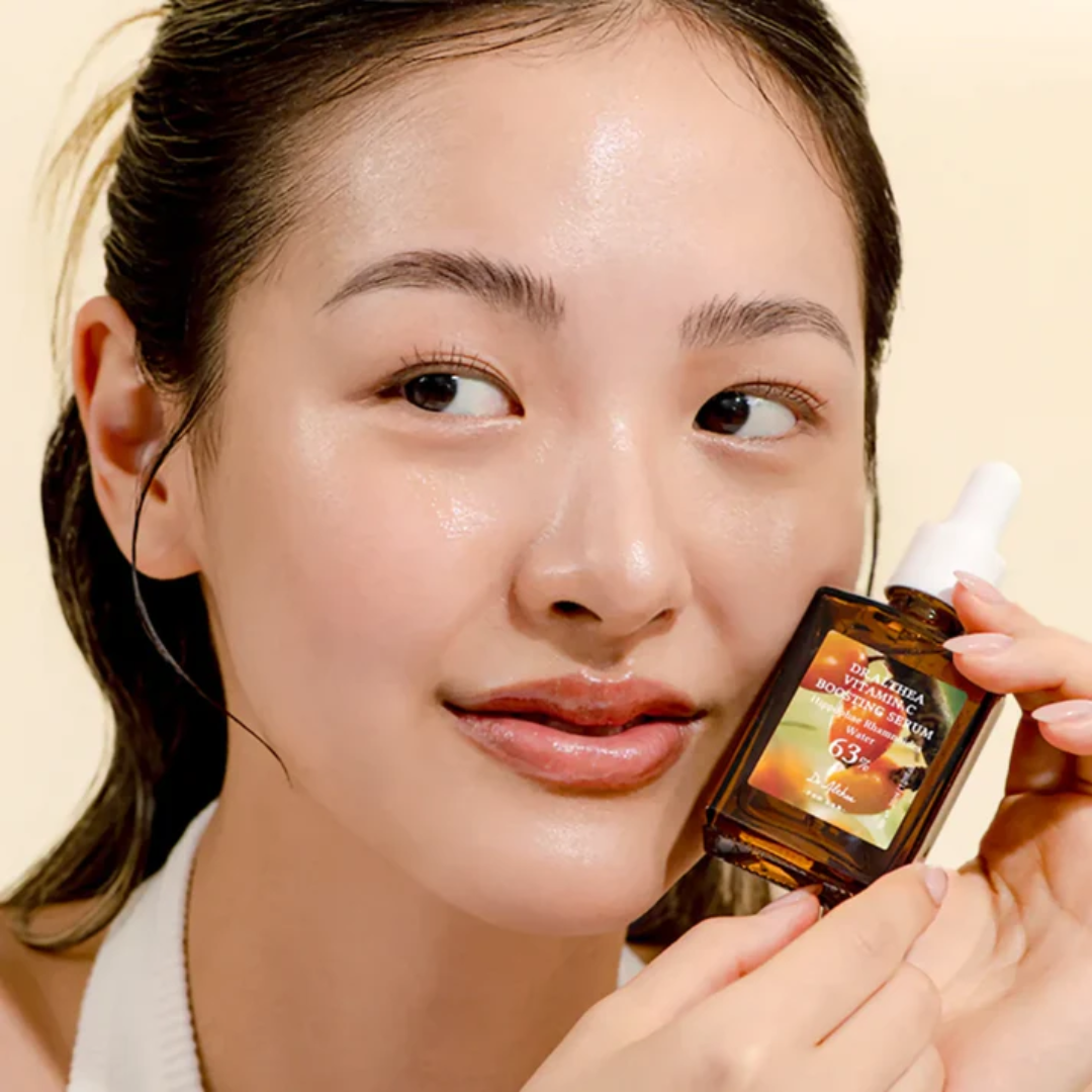 Korean Vitamin C serum that brightens dark spots and acne scars