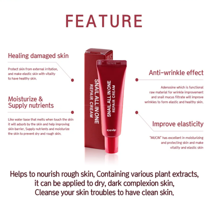 EYENLIP Snail All in One Repair Cream Tube 30g