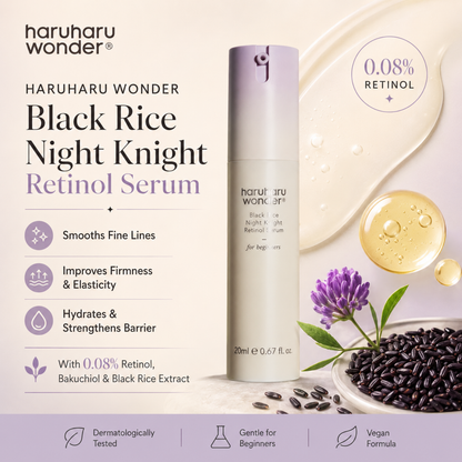 HARUHARU WONDER Black Rice Night Knight Retinol Serum 20ml
