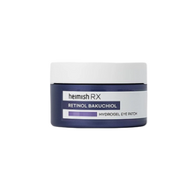 Load image into Gallery viewer, HEIMISH RX Retinol Bakuchiol Hydrogel Eye Patch is a targeted treatment designed to reduce fine lines, brighten dark circles, and hydrate the delicate under-eye area. Formulated with Retinol and Bakuchiol, it promotes smoother, firmer skin while minimizing signs of aging. 2% Niacinamide brightens, while Sodium Hyaluronate and Allantoin deliver deep hydration and soothing care. Enriched with antioxidant-rich extracts like Raspberry, Pomegranate, and Cranberry, these hydrogel patches leave the under-eye area 