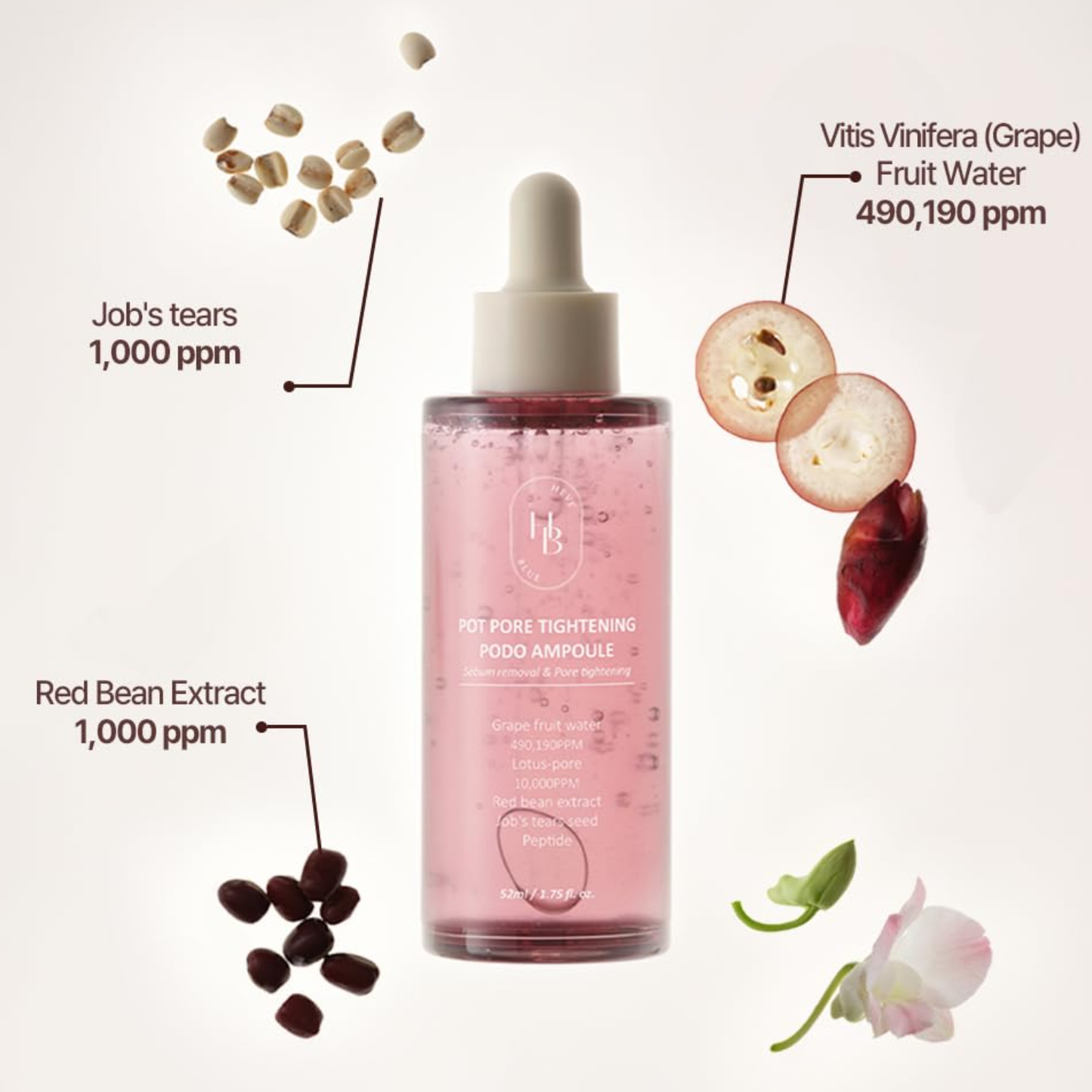 HEVEBLUE Pot Pore Tightening Podo Ampoule 52ml