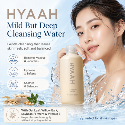 HYAAH Mild But Deep Cleansing Water 300ml