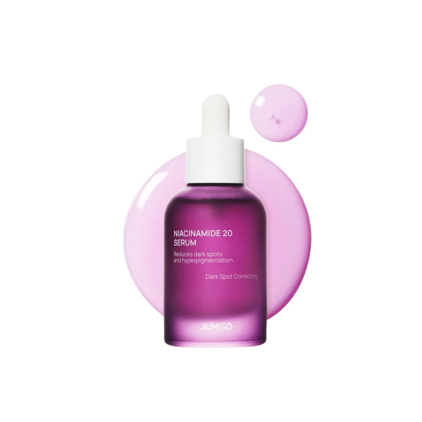 JUMISO Niacinamide 20 Serum is a high-strength brightening serum designed to target stubborn dark spots and uneven skin tone. Formulated with 20% Niacinamide, Tranexamic Acid, and hydrating ingredients, it helps improve skin clarity while supporting smoother, more balanced-looking skin. The lightweight formula absorbs easily and delivers intensive tone-correcting care.