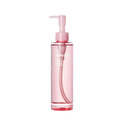 MEDICUBE PDRN Mild Cleansing Oil is a gentle Korean oil cleanser that helps dissolve makeup, sunscreen, excess sebum, and daily impurities without leaving skin feeling stripped. Formulated with PDRN (Sodium DNA), Ceramide NP, Hyaluronic Acid, Niacinamide, and a blend of nourishing plant oils, it helps cleanse while supporting hydration and the skin barrier. Tea Tree Oil, Chamomile Oil, and mild exfoliating ingredients help keep skin feeling fresh, smooth, and comfortable. Suitable for normal, dry, combinati
