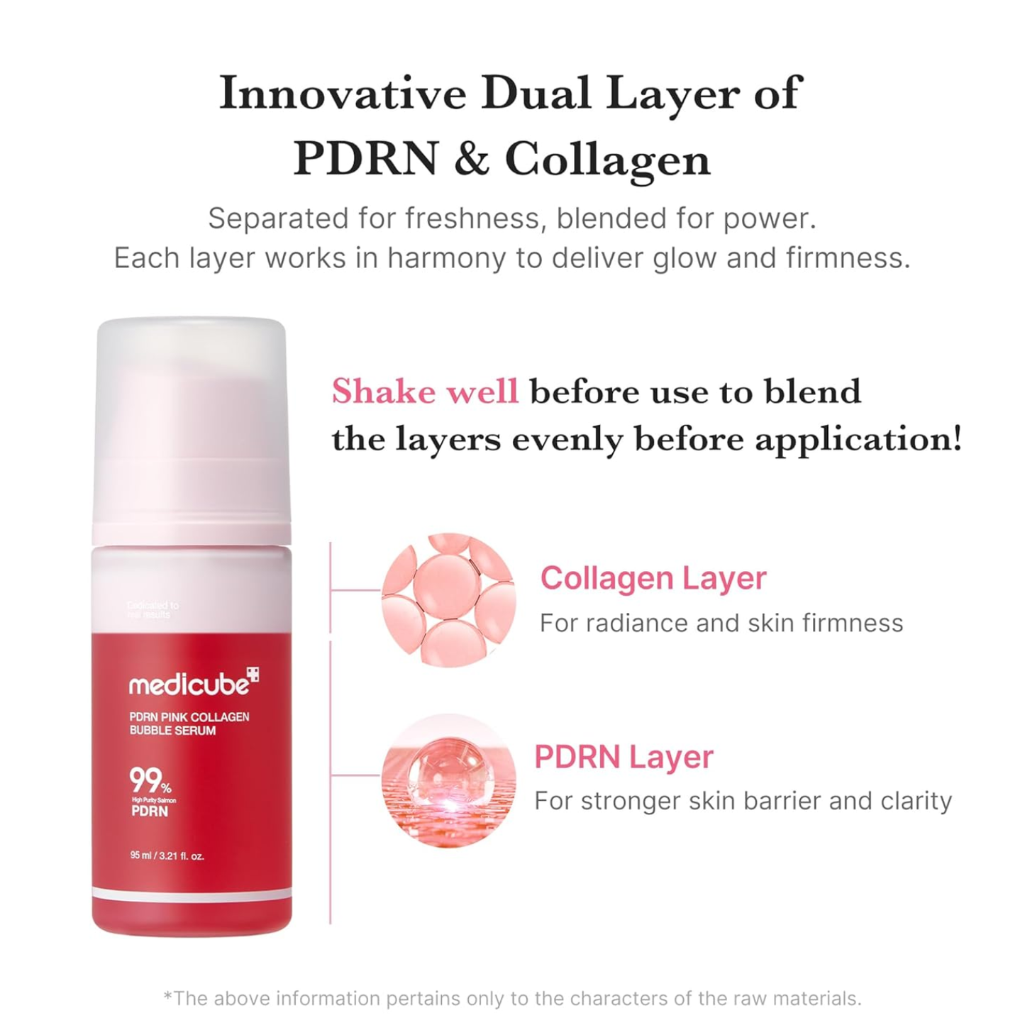 MEDICUBE PDRN Pink Collagen Bubble Serum 95ml