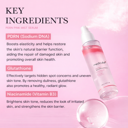 MEDICUBE PDRN Pink Glutathione Serum Mist 100ml