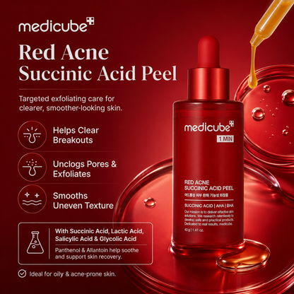 MEDICUBE Red Acne Succinic Acid Peel 40g