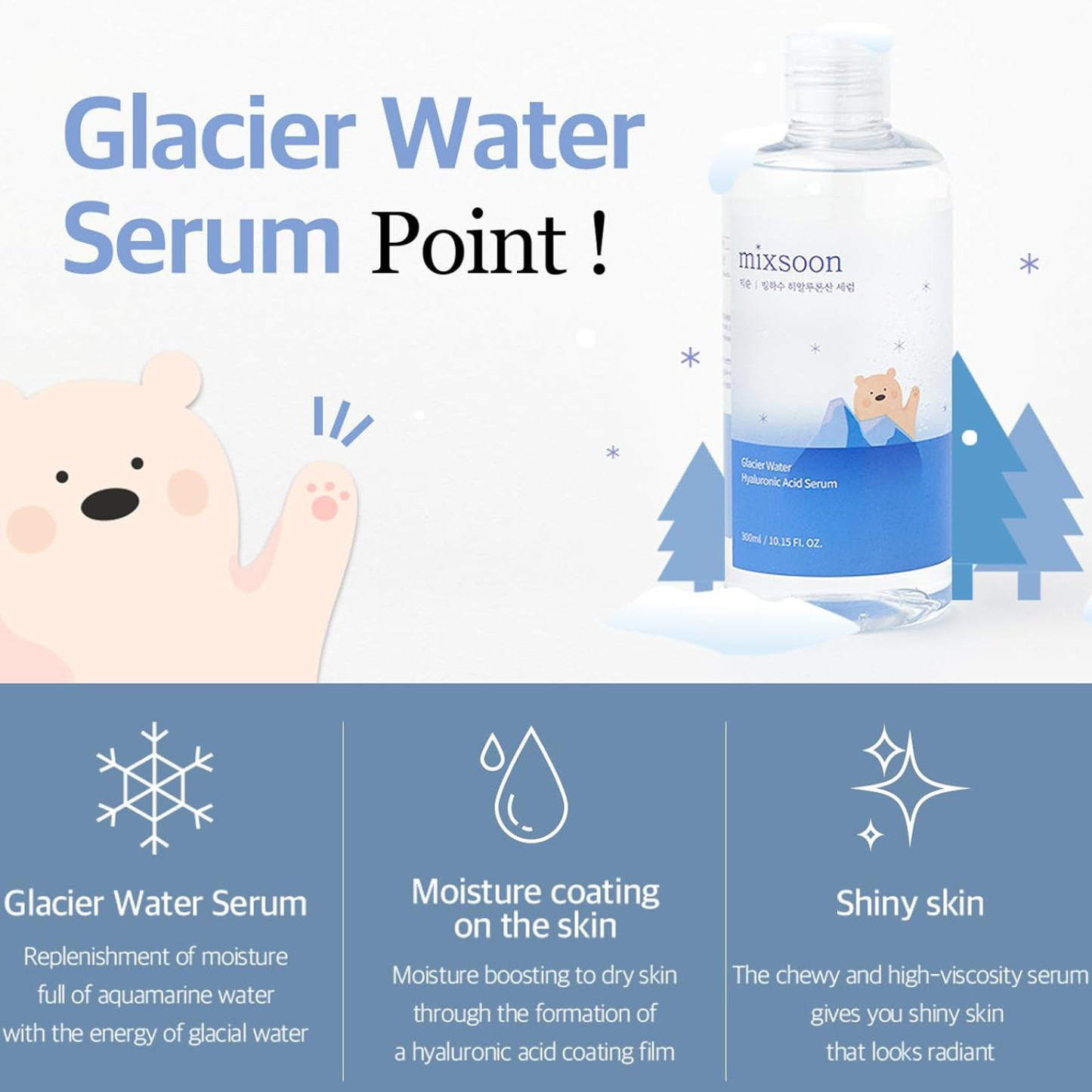 MIXSOON Glacier Water Hyaluronic Acid Serum 30ml