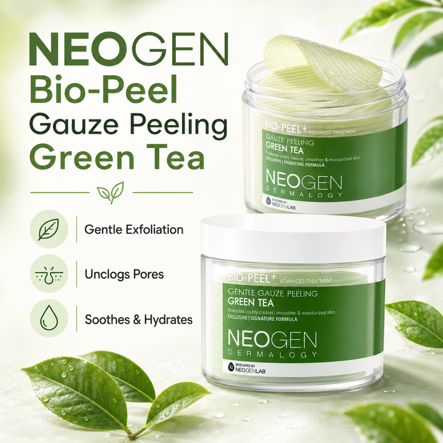 NEOGEN Bio-Peel Gauze Peeling Green Tea 30ea