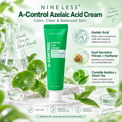 NINELESS A-Control Azelaic Acid Cream 50ml