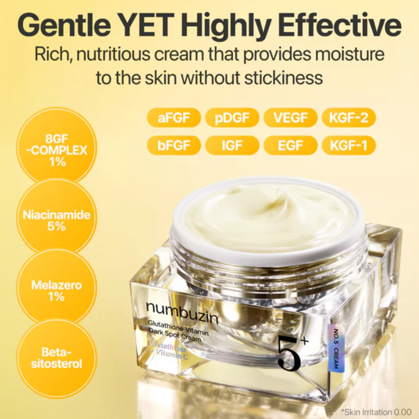 NUMBUZIN No. 5+ Vitamin Glutathione Dark Spot Laser Cream 50ml