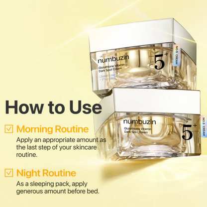 NUMBUZIN No. 5+ Vitamin Glutathione Dark Spot Laser Cream 50ml