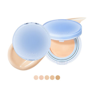 ROMAND Bare Water Cushion is a lightweight and hydrating cushion foundation that provides smooth coverage while keeping your skin moisturized. Infused with Hyaluronic Acid and Niacinamide, it brightens and hydrates the skin, leaving a fresh and dewy finish. With SPF protection and a blend of nourishing ingredients like Panthenol and Ceramide, this cushion helps to protect and soothe the skin throughout the day. Perfect for achieving a natural, radiant complexion while maintaining long-lasting moisture.