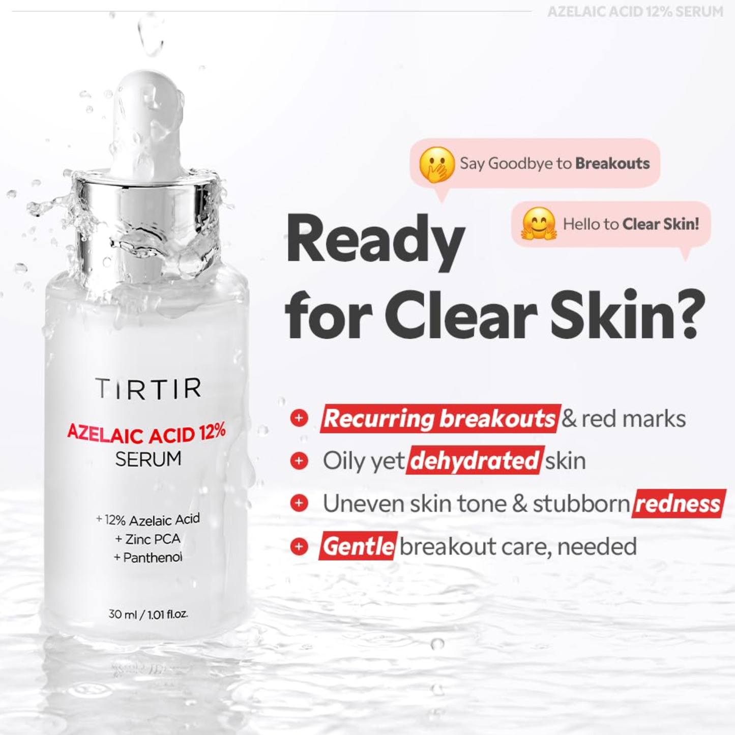 TIRTIR Azelaic Acid 12% Serum 30ml