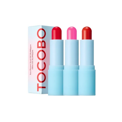 TOCOBO Glass Tinted Lip Balm is a vegan formula that combines hydration with a natural tint for beautifully nourished lips. Enriched with Sunflower Seed Oil, Olive Fruit Oil, and Jojoba Seed Oil, it provides deep moisture and a smooth, non-sticky finish. This tinted balm adds a subtle pop of color while keeping your lips soft, supple, and radiant throughout the day.