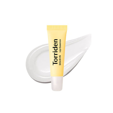 TORRIDEN SOLID IN Ceramide Lip Essence is a nourishing lip treatment designed to hydrate and protect dry, chapped lips. Formulated with Ceramide NP, Shea Butter, and Jojoba Oil, it provides deep moisture and helps restore the skin barrier. Enriched with Panthenol, Trehalose, and Sodium Hyaluronate, this lip essence locks in hydration, leaving lips soft and smooth. The lightweight, non-sticky texture makes it perfect for daily use, keeping your lips moisturized and healthy.