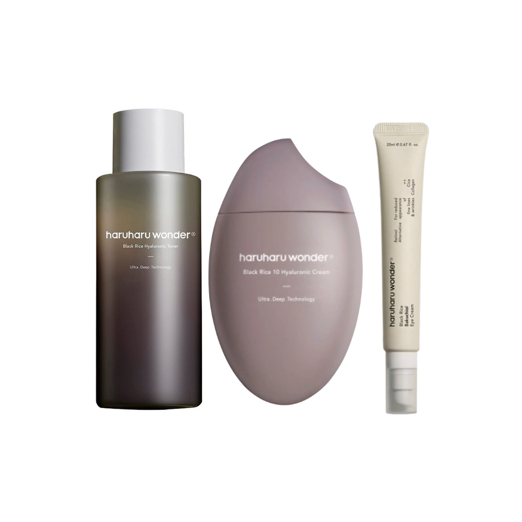 HARUHARU WONDER Black Rice Skincare Set