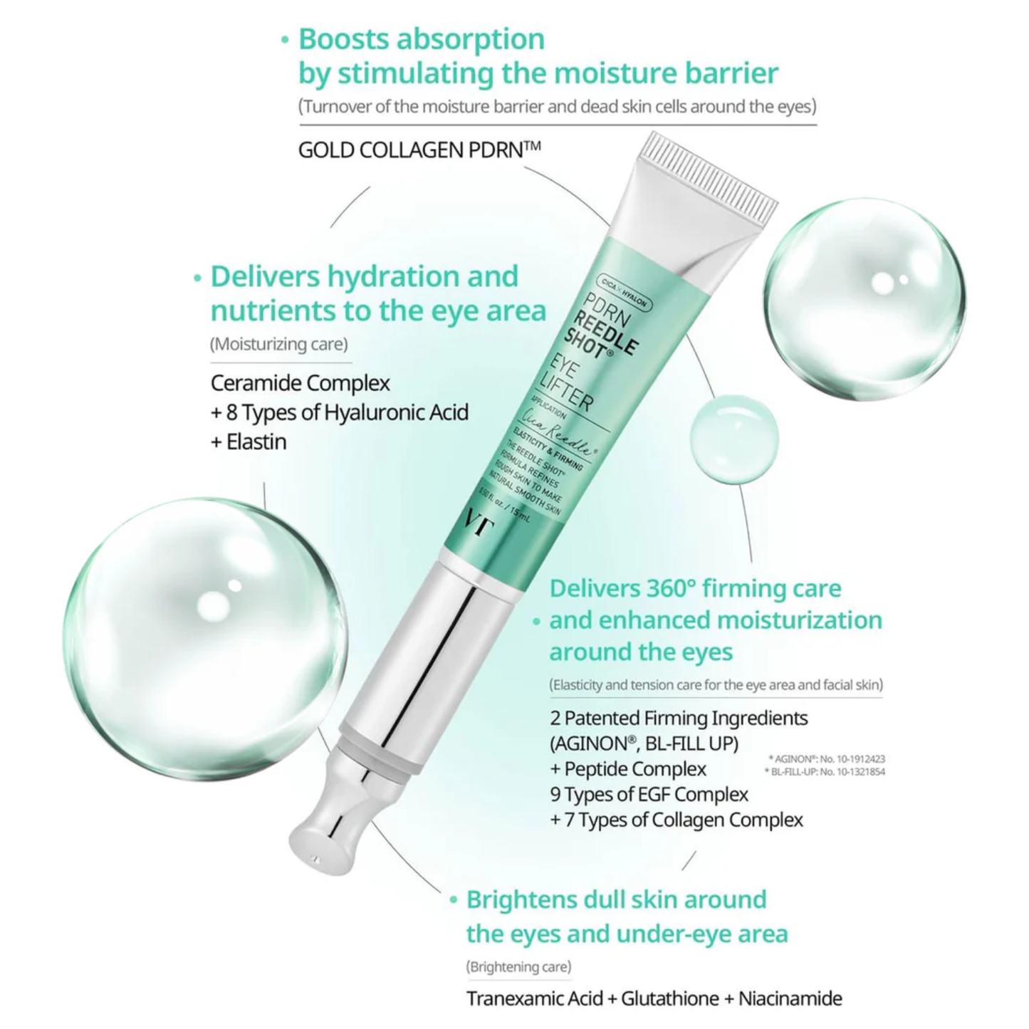 VT PDRN Reedle Shot Eye Lifter 15ml