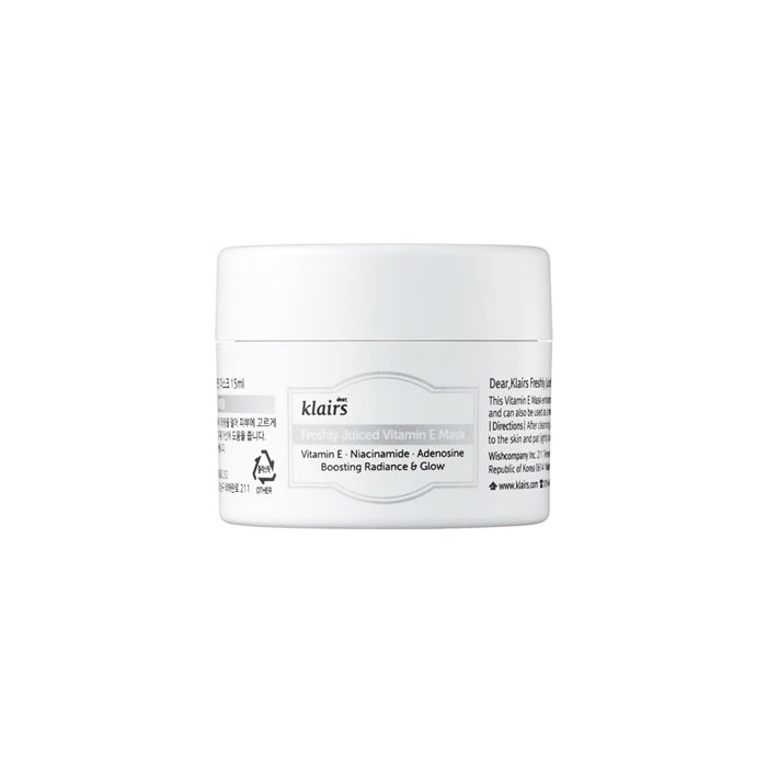 KLAIRS Freshly Juiced Vitamin E Mask